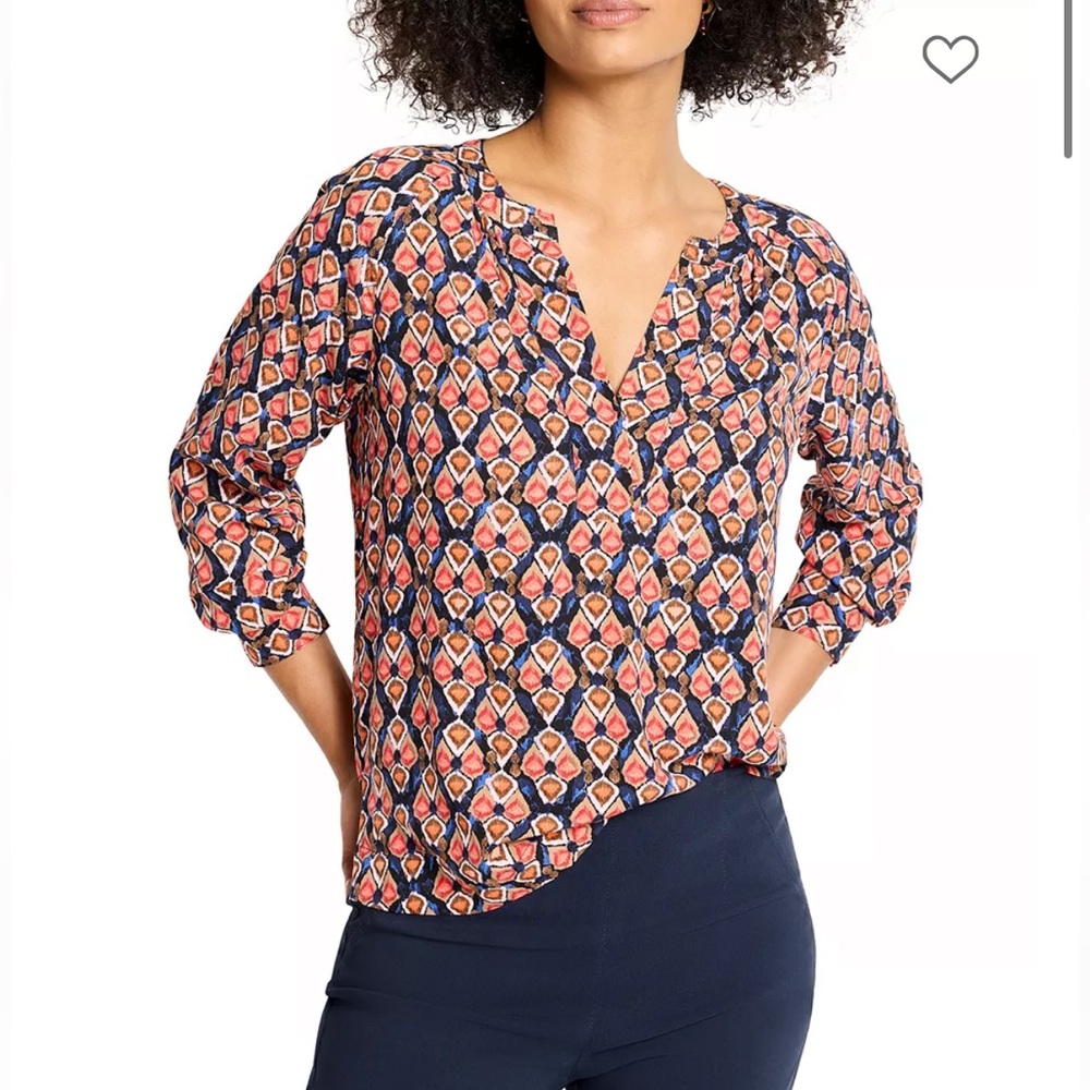 NWT NIC+ZOE
Harvest Ikat Top